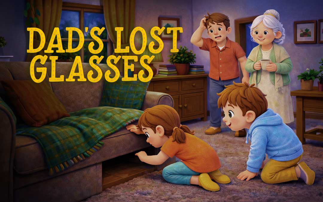 Dad’s Lost Glasses: A Fun Kids Story About Teamwork and Family