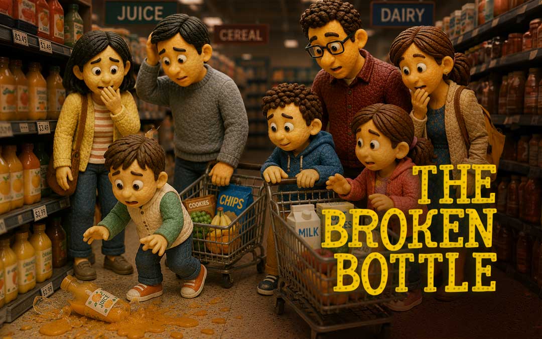 The Broken Bottle: A Gentle Moral Story About Compassion Over Blame